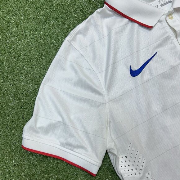 NIKE Dri-Fit Womens USA World Cup 2014 Jersey Polo Size Large - Picture 3 of 8